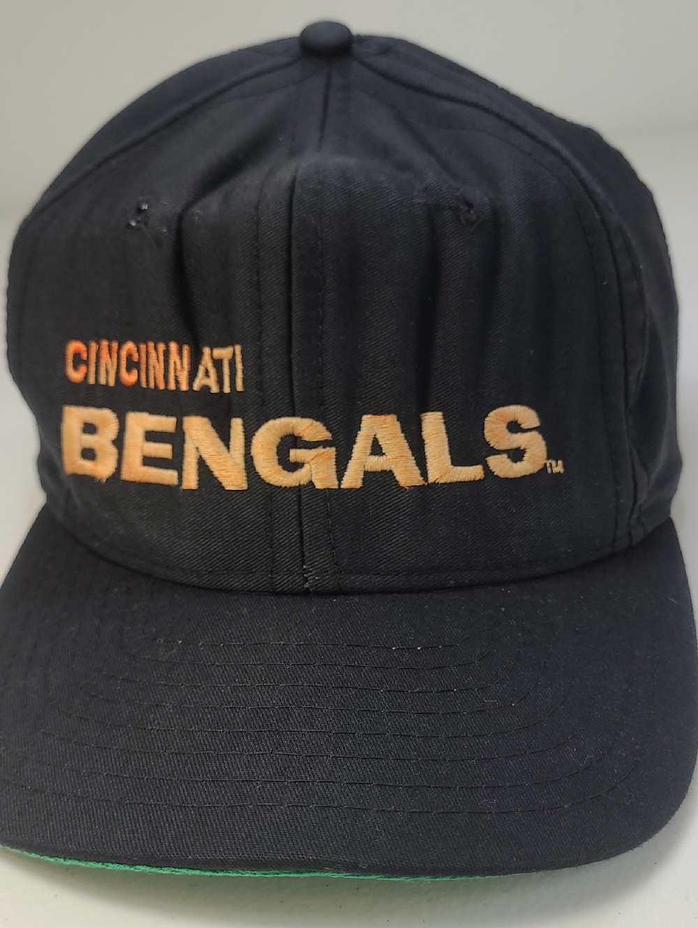 NFL Cincinnati Bengals Black and Orange Embroidered Hat